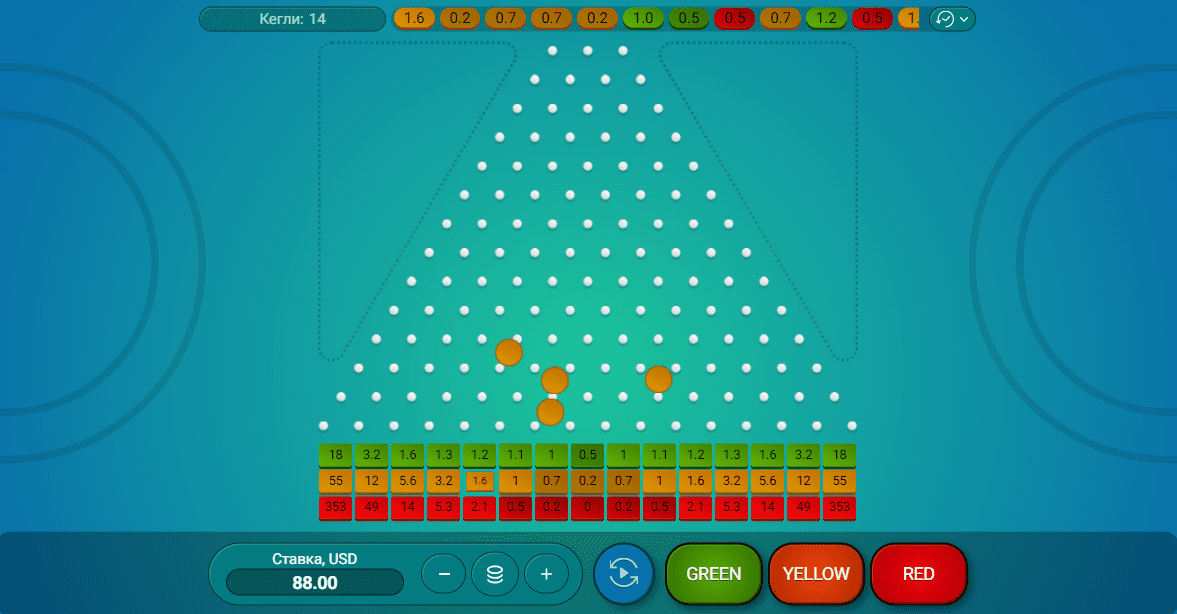 Особенности слота plinko